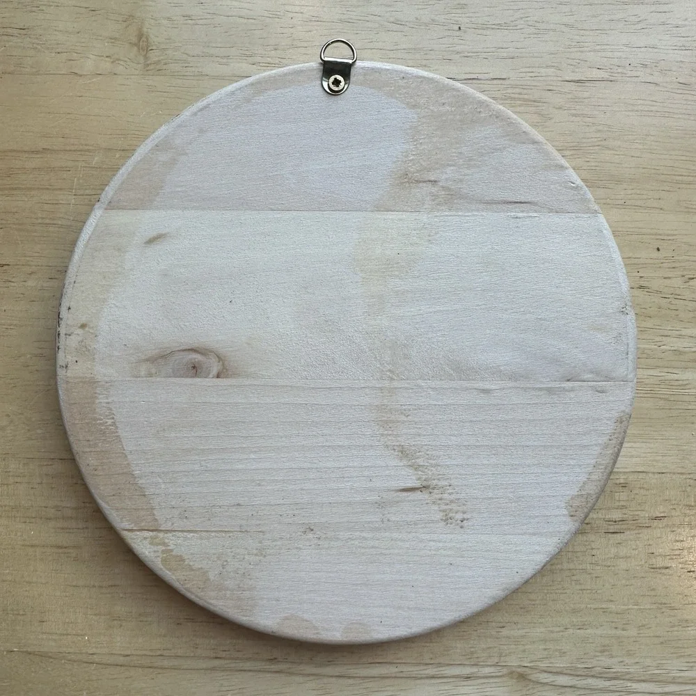 Vintage Wall Art 7.5 Inch As For‎ Me And My House Wood Paint Burn Bird Christian